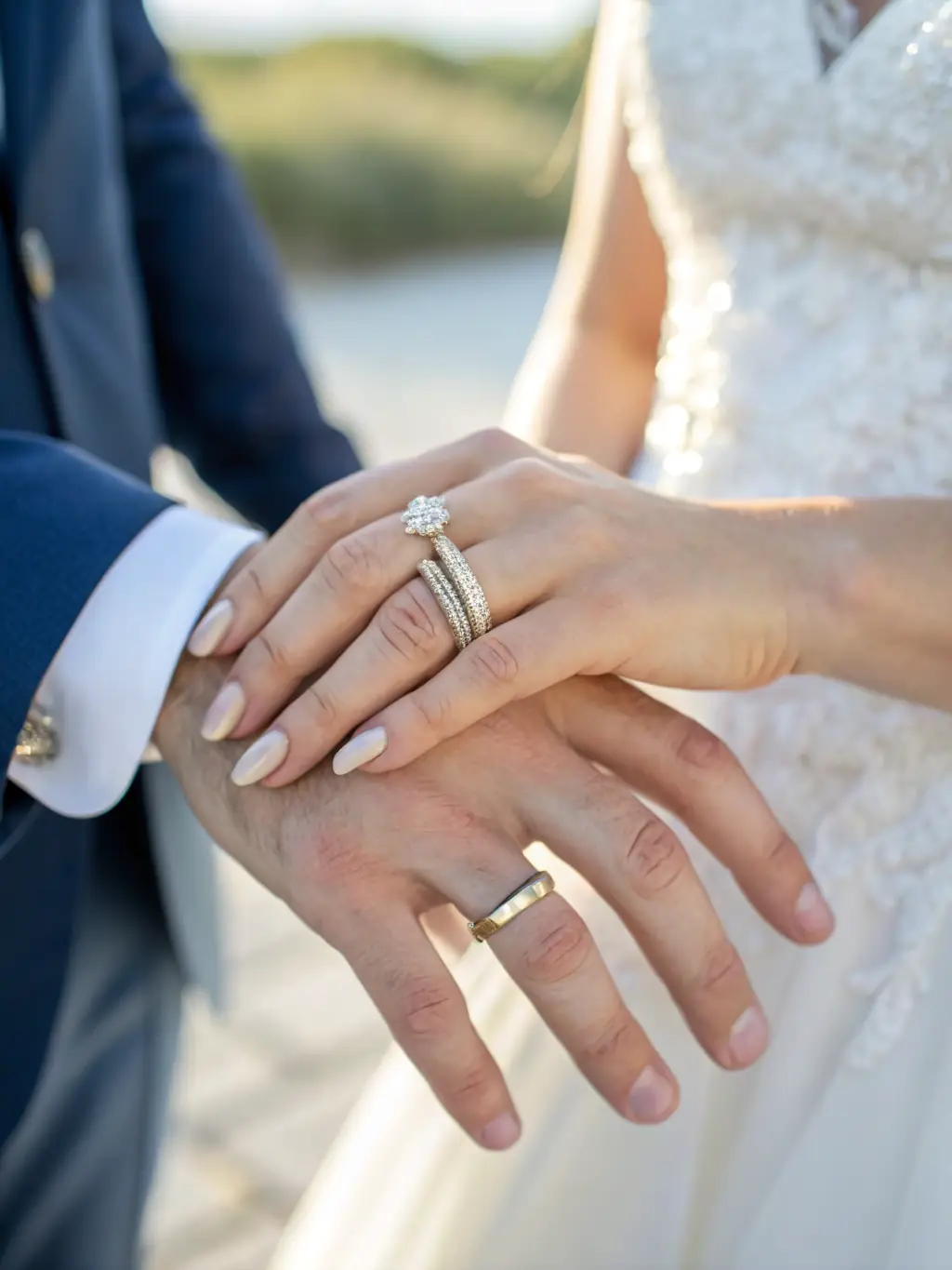 A serene image depicting two hands intertwined, symbolizing connection and support in a relationship.